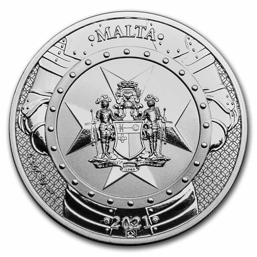 2021 Germania 1 oz Silver Malta Knights