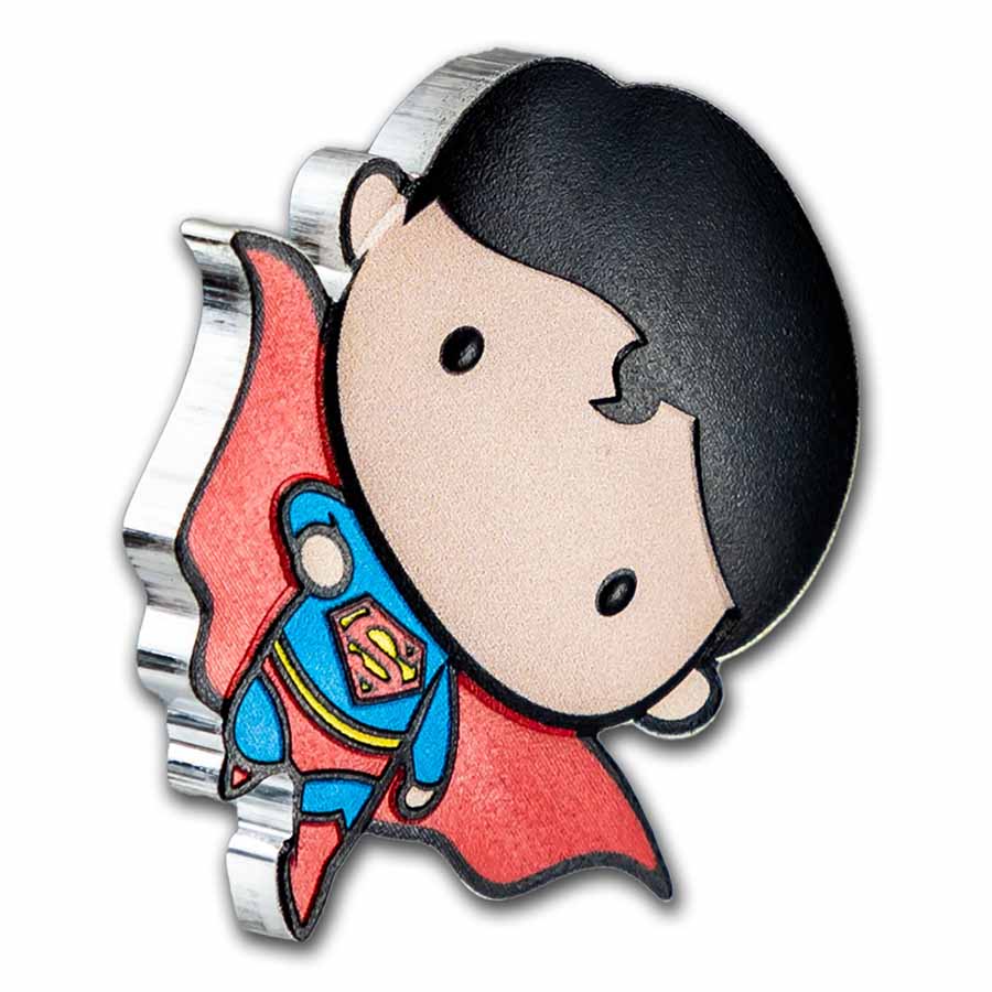 2021 Niue 1 oz Silver Chibi Coin Collection: Superman Flying