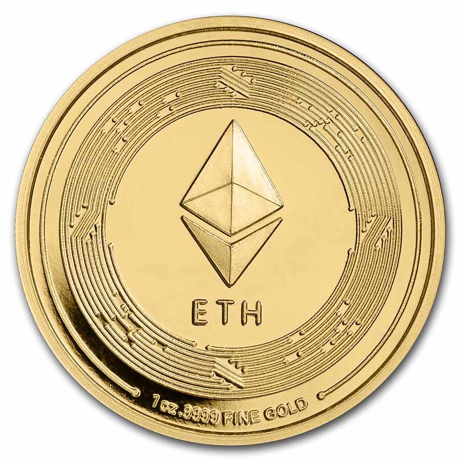 1 oz Gold Round - Ethereum