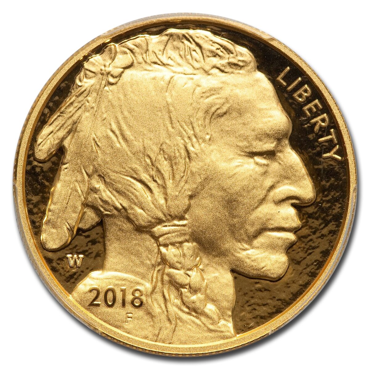 2018-W 1 oz Proof Gold Buffalo PR-70 PCGS (FS, M. Reagan)