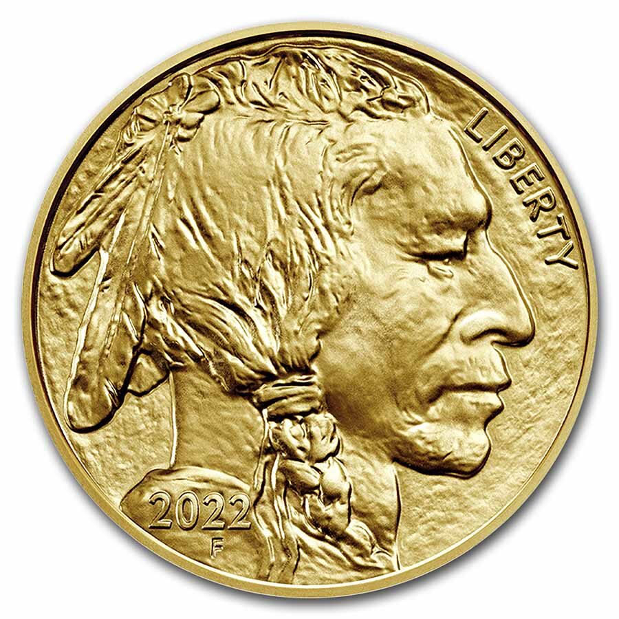 2022 1 oz Gold Buffalo MS-70 PCGS (FS, Black Diamond)