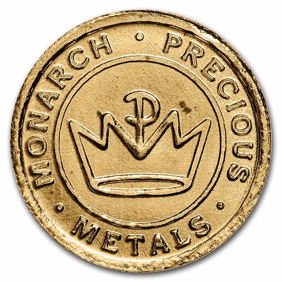 1/2 gram Gold Round: Four Leaf Clover - MPM