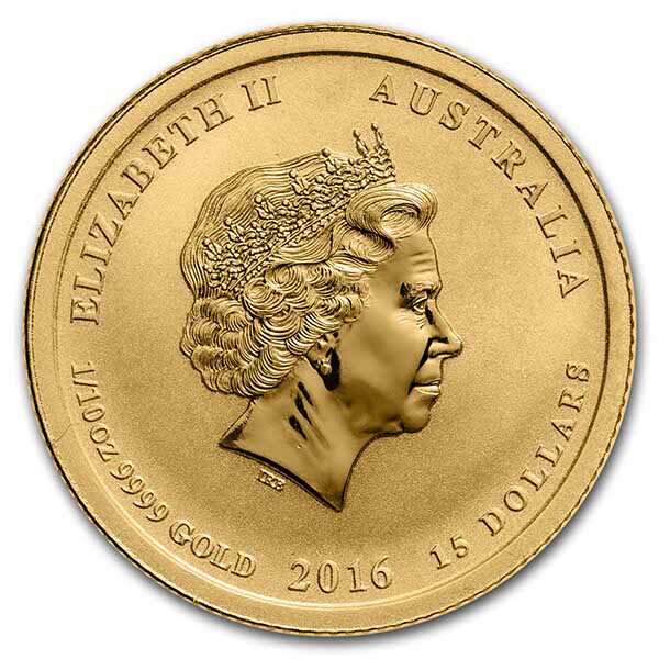 2017 Australia 1/10 oz Gold Victory in the Pacific BU