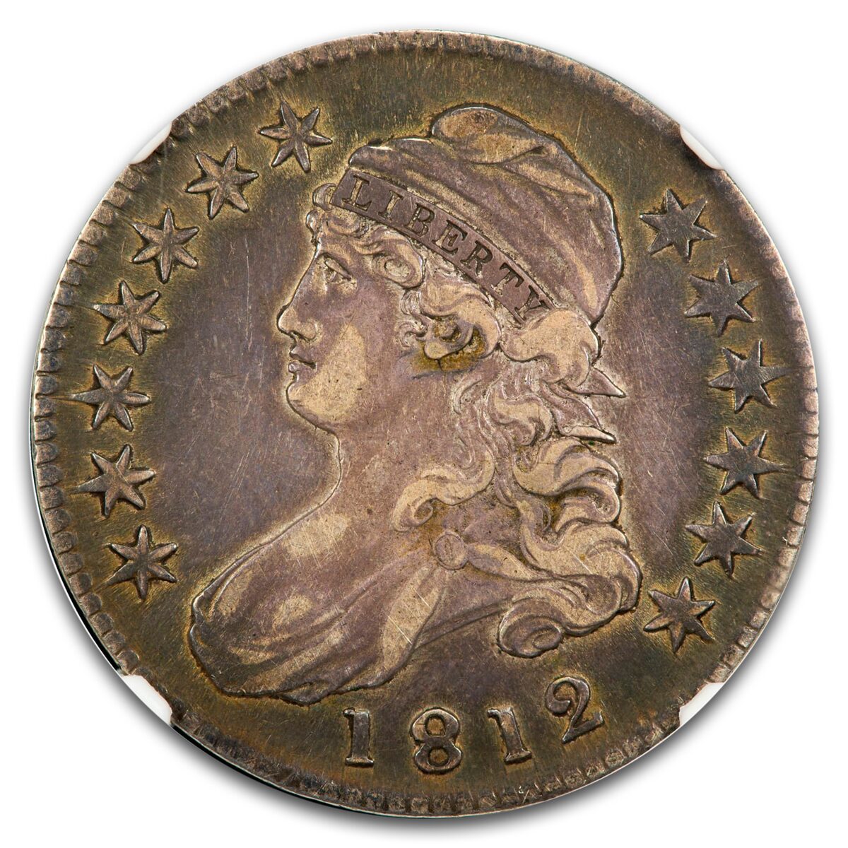1812 Capped Bust Half Dollar XF-45 NGC