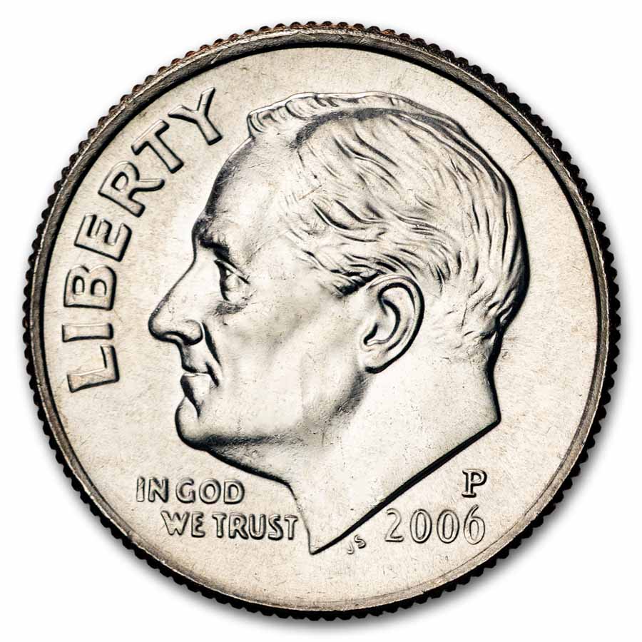2006-P Roosevelt Dime BU