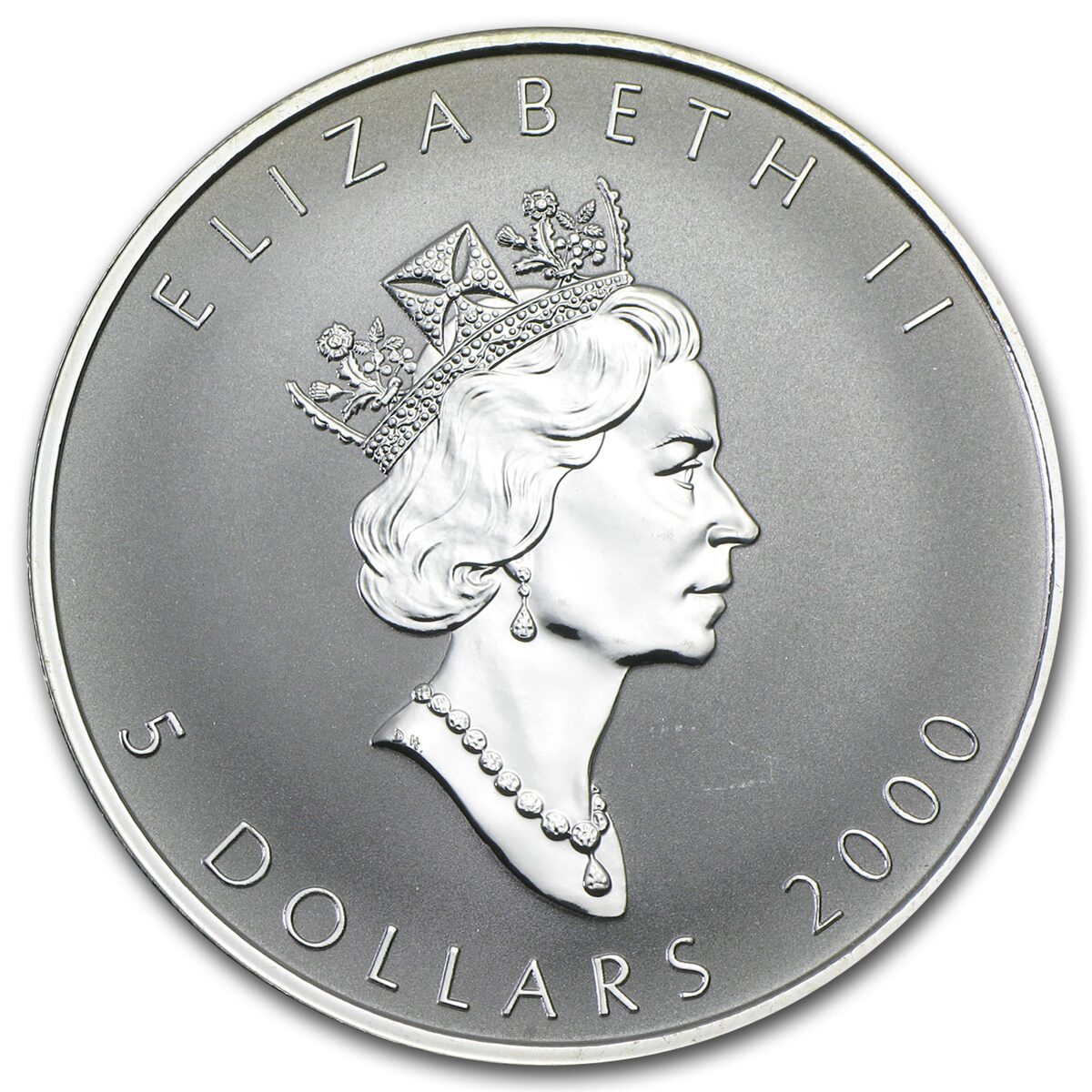 2000 Canada 1 oz Silver Maple Leaf Lunar Dragon Privy