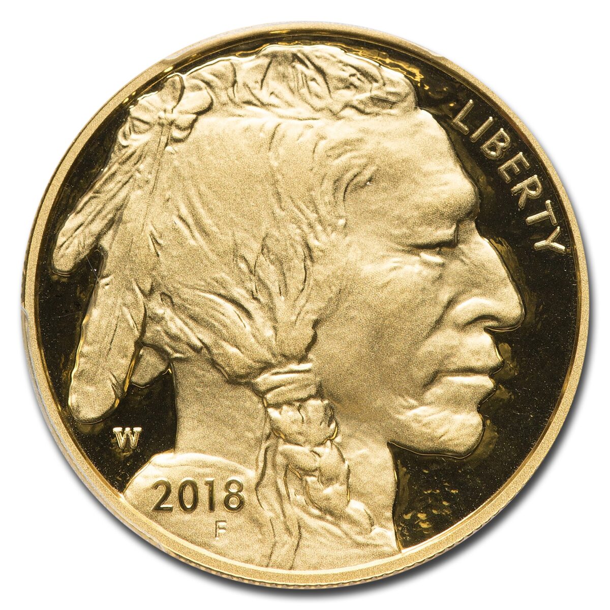 2018-W 1 oz Proof Gold Buffalo PR-70 PCGS (FDI - Denver, Moy)