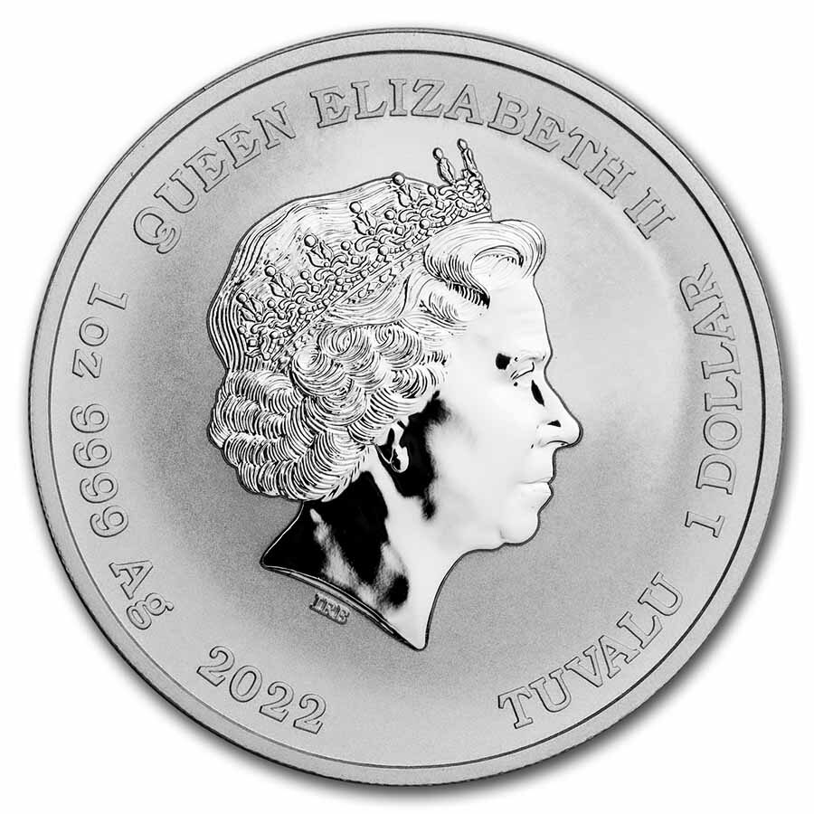 2022 Tuvalu 1 oz Silver Street Fighter: Ryu