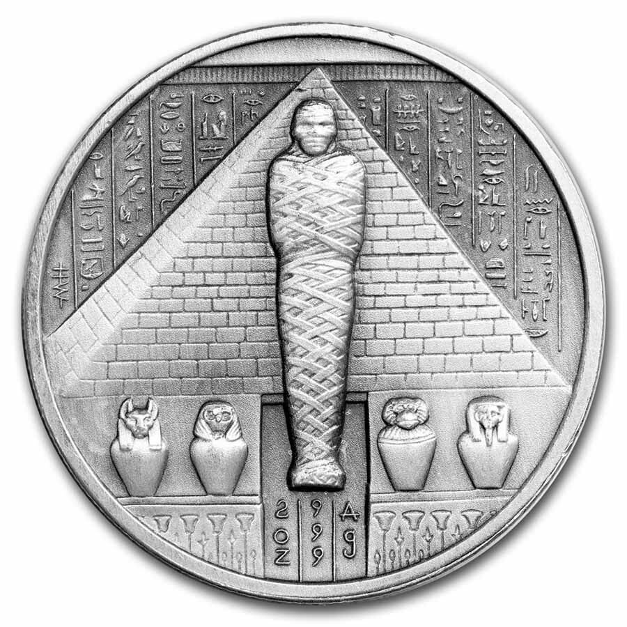 2 oz Silver UHR Round - Egyptian Gods Series: Osiris