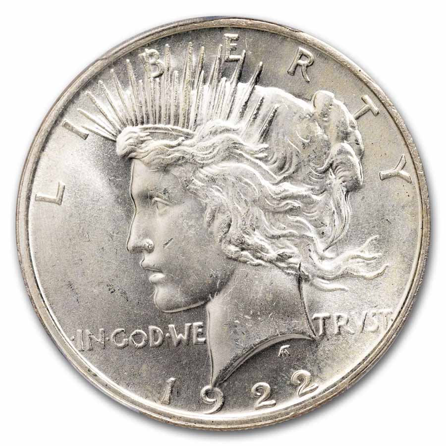 1922-D Peace Dollar MS-65 PCGS