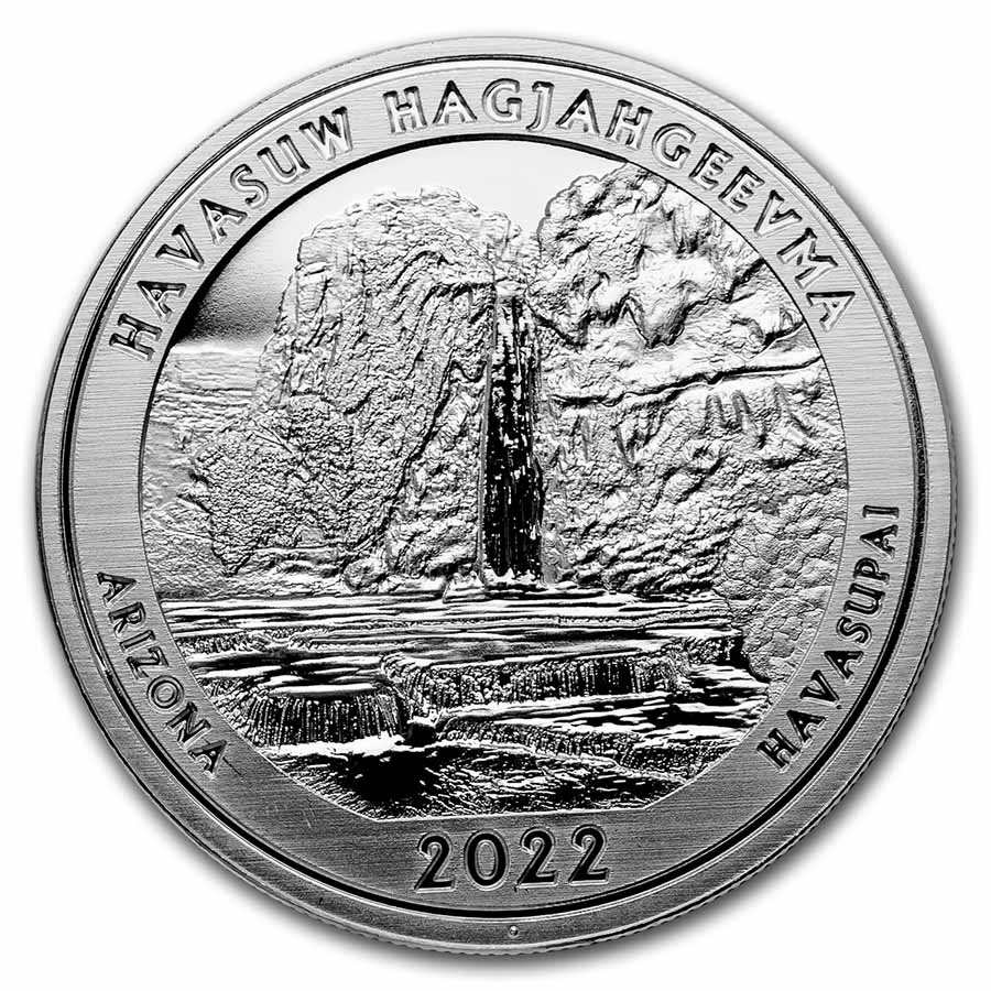 2022 1 oz Ag NATB Arizona Grand Canyon National Park (Box/COA)