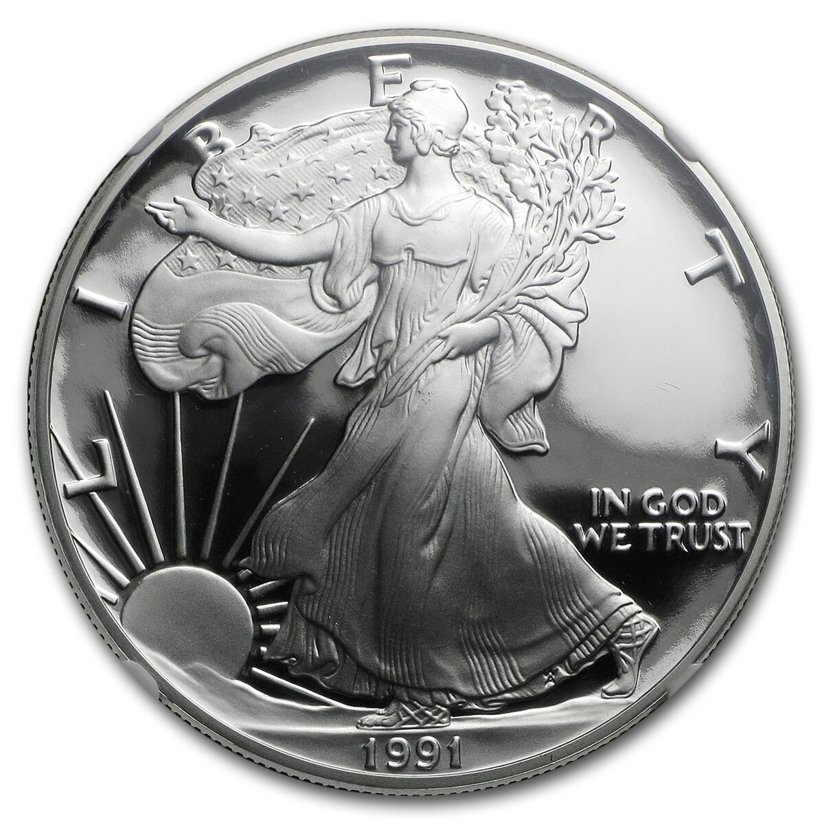 1991-S Proof American Silver Eagle PF-70 NGC