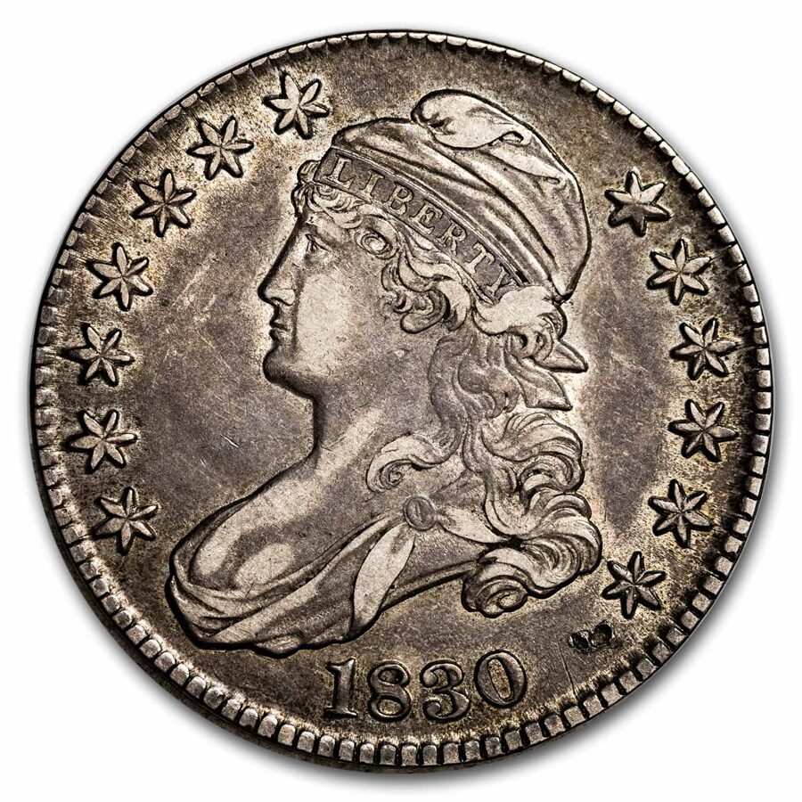 1830 Bust Half Dollar XF (Large 0)
