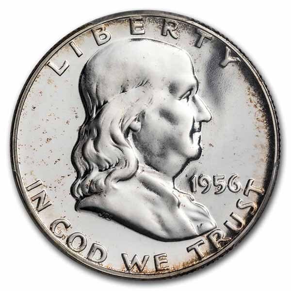 1956 Franklin Half Dollar Type-II PR-67 PCGS