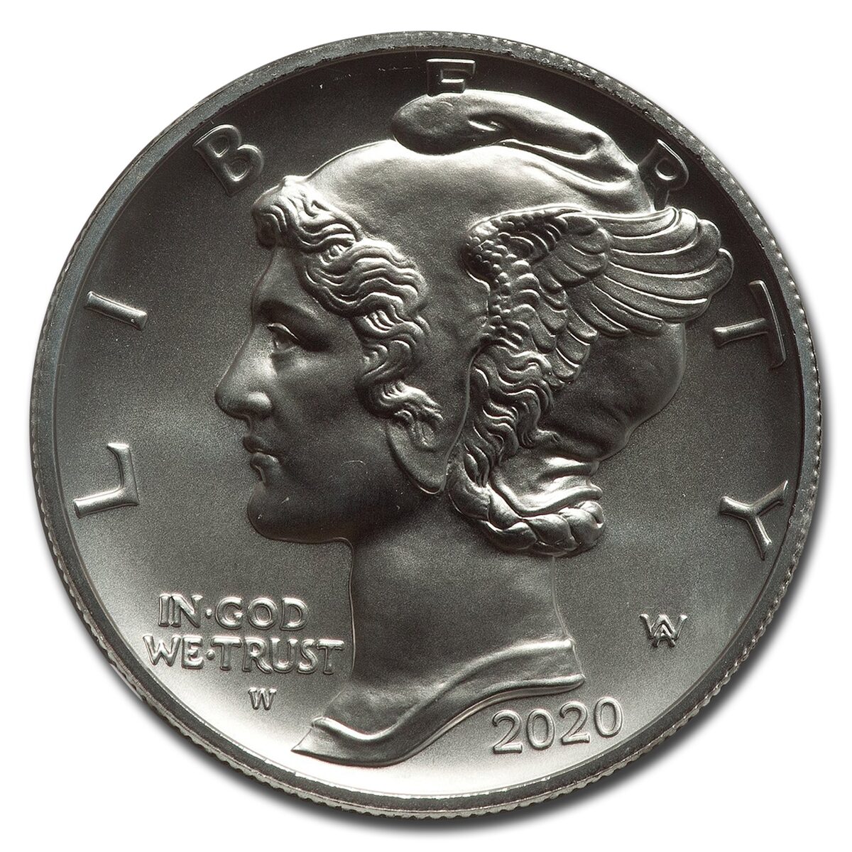 2020-W Burnished Palladium Eagle MS-70 NGC (FDI, Castle)