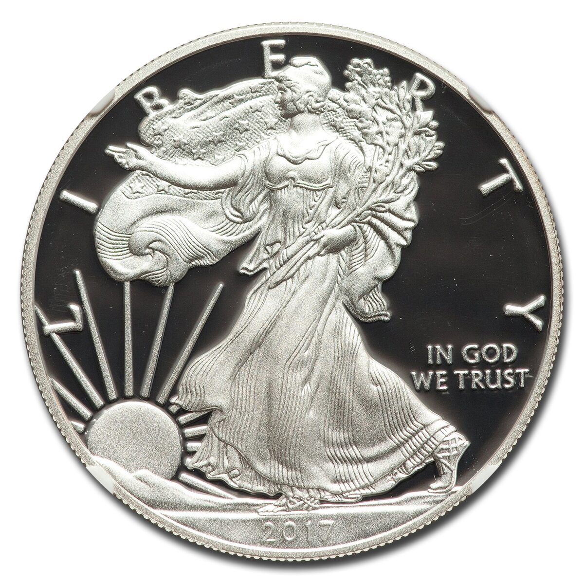 2017-W Proof American Silver Eagle PF-70 NGC (Mercanti)