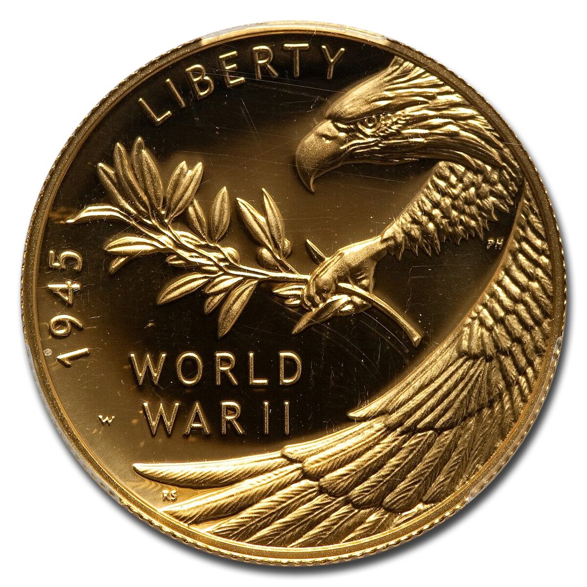 2020-W Gold World War II Anniversary PR-69 PCGS (FS, V75)