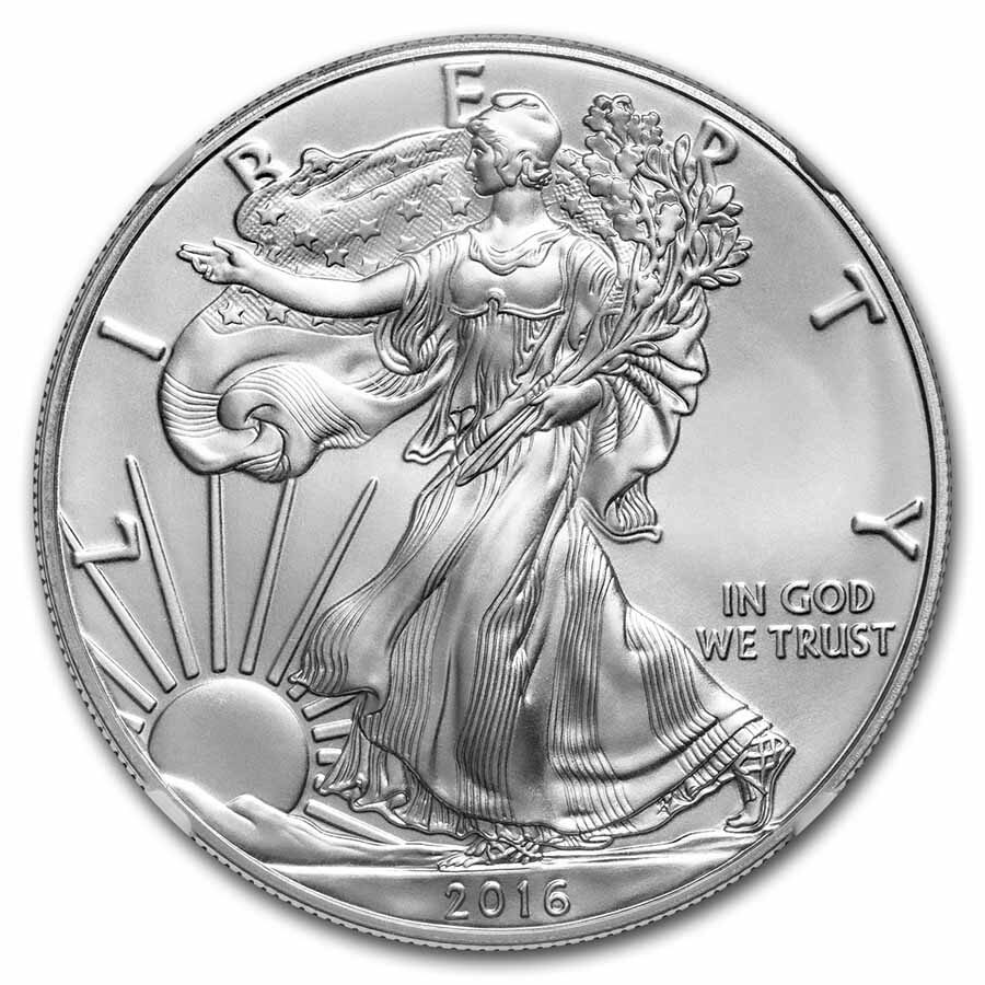 2016 Silver Eagle MS-70 NGC (30th Anniversary Eagle Label)