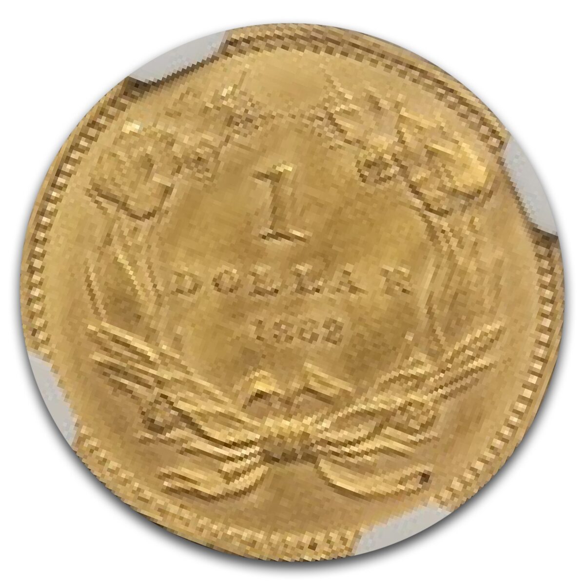 1862 $1 Indian Head Gold MS-64 NGC