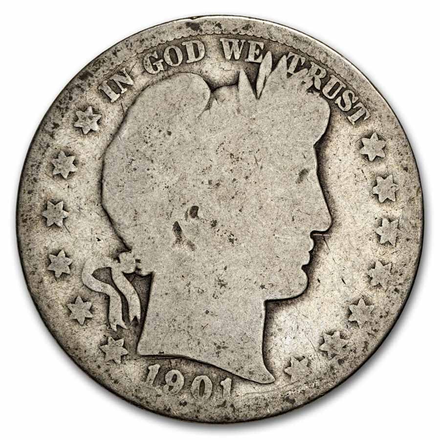 1901-S Barber Half Dollar Fair