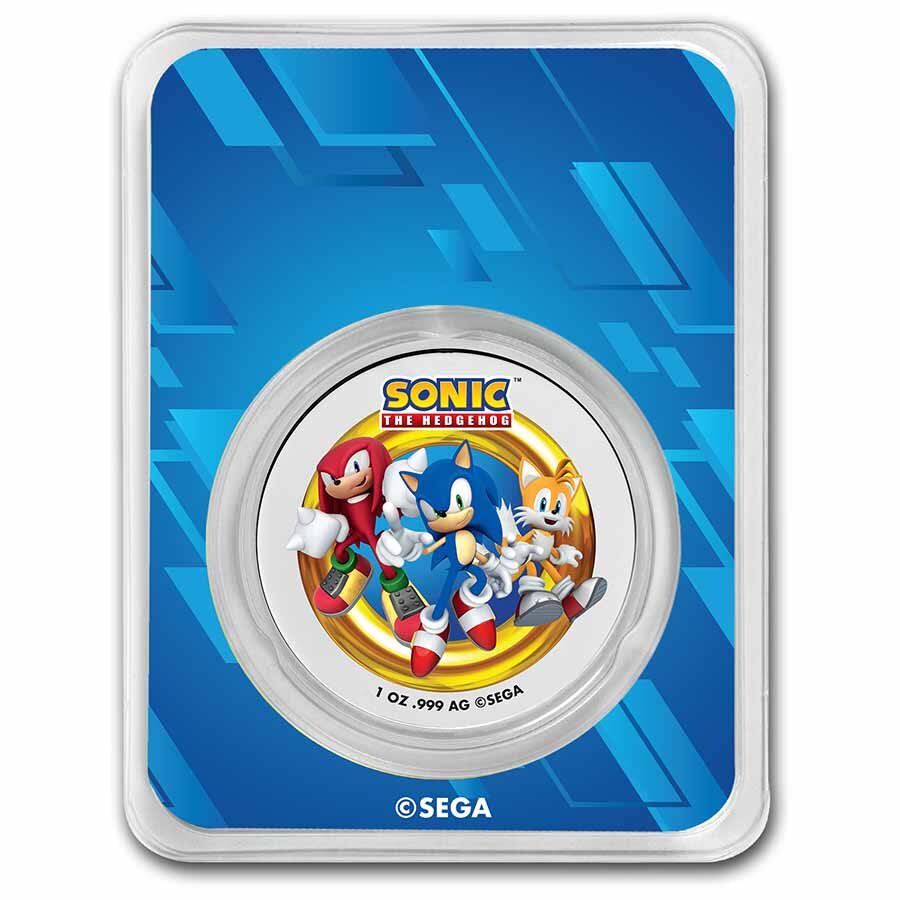 1 oz Silver Round Knuckles Colorized (with TEP)