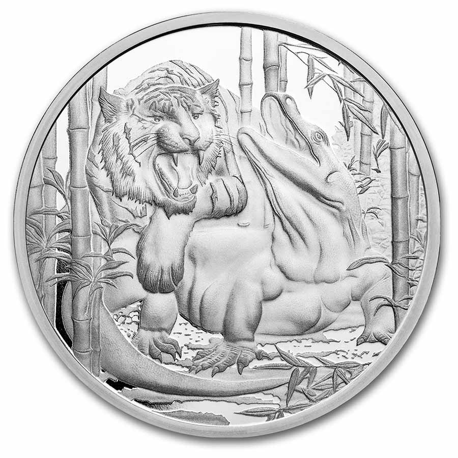 2022 Niue Silver Apex Predators: Dragon vs Tiger MDP® + PCGS FS