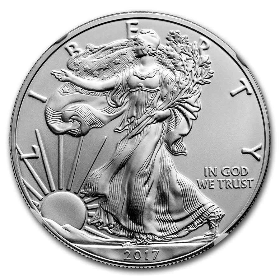 2017 (W) Silver Eagle MS-69 NGC