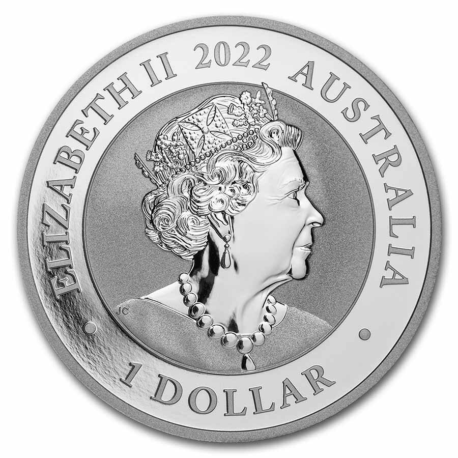 2022 Australia 1 oz Silver Swan BU