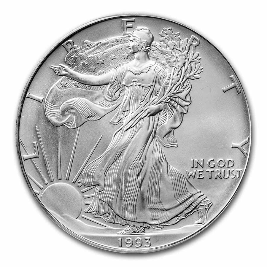 1993 American Silver Eagle MS-69 PCGS (FirstStrike®)