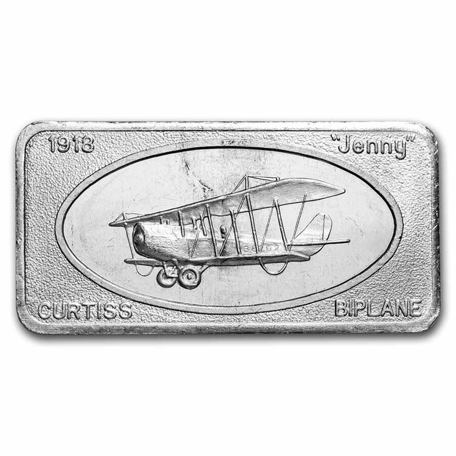 1 oz Silver Art Bar - Patrick Mint (Random Motif)