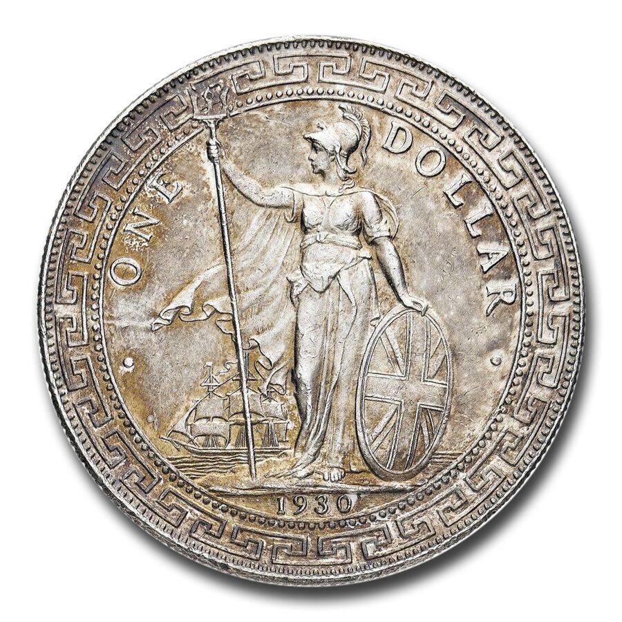 1930 Great Britain Silver Trade Dollar MS-63 NGC