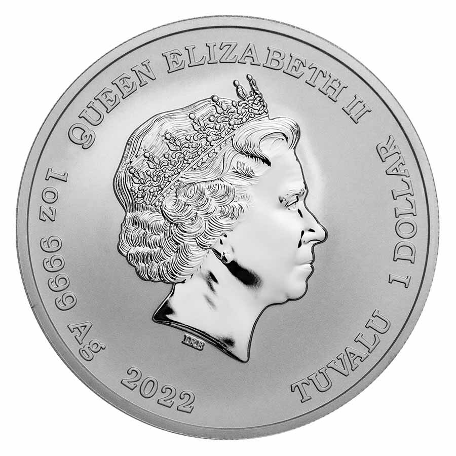 2022 Tuvalu 1 oz Silver Street Fighter: Chun Li