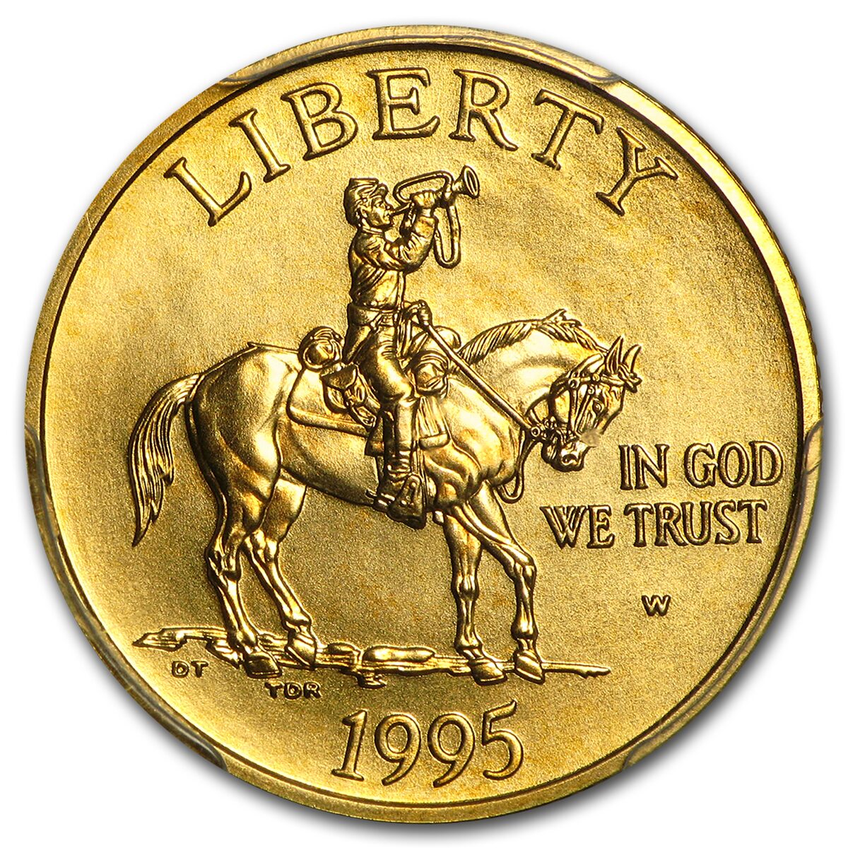 1995-W Gold $5 Commem Civil War MS-69 PCGS