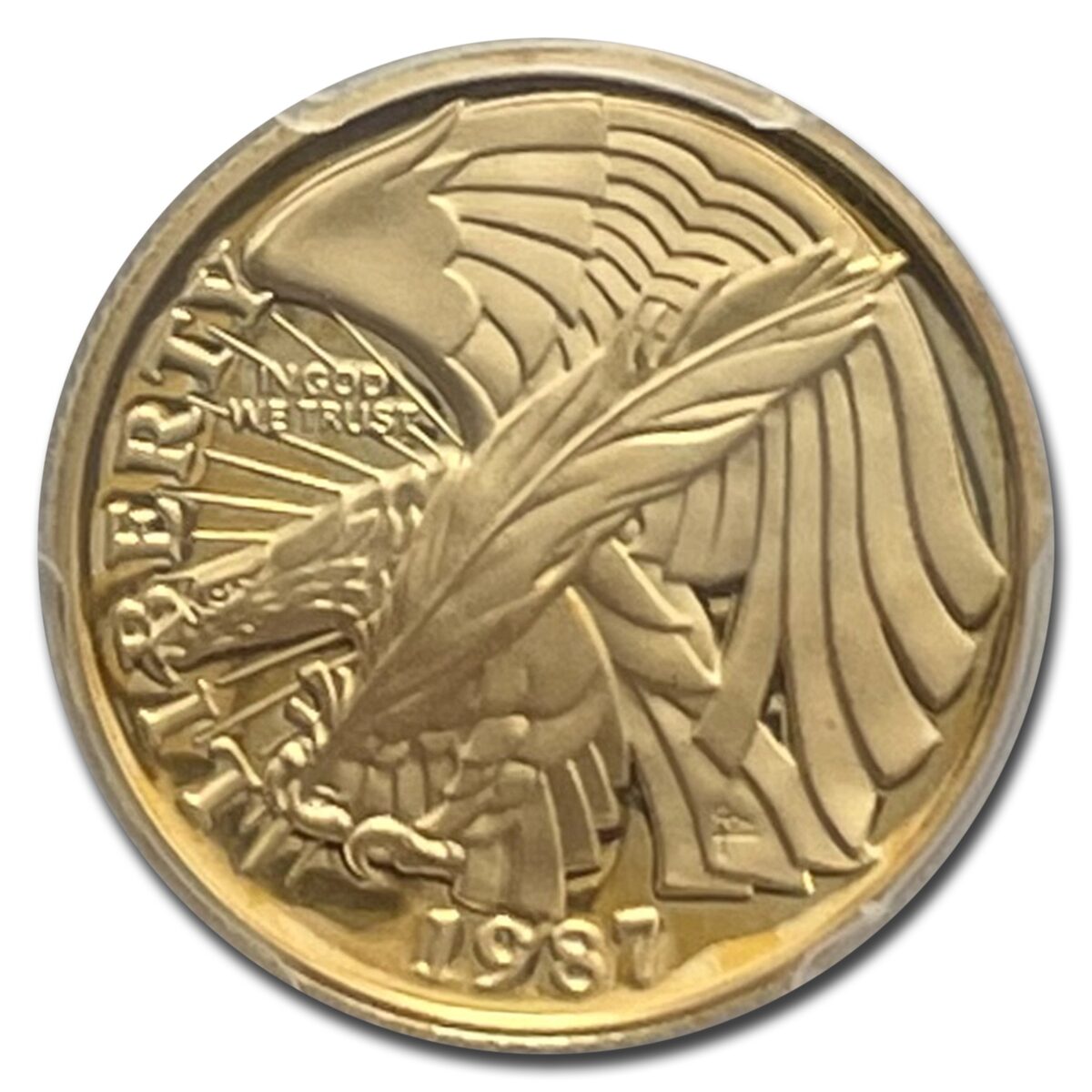 1987-W Gold $5 Commem Constitution PR-69 PCGS