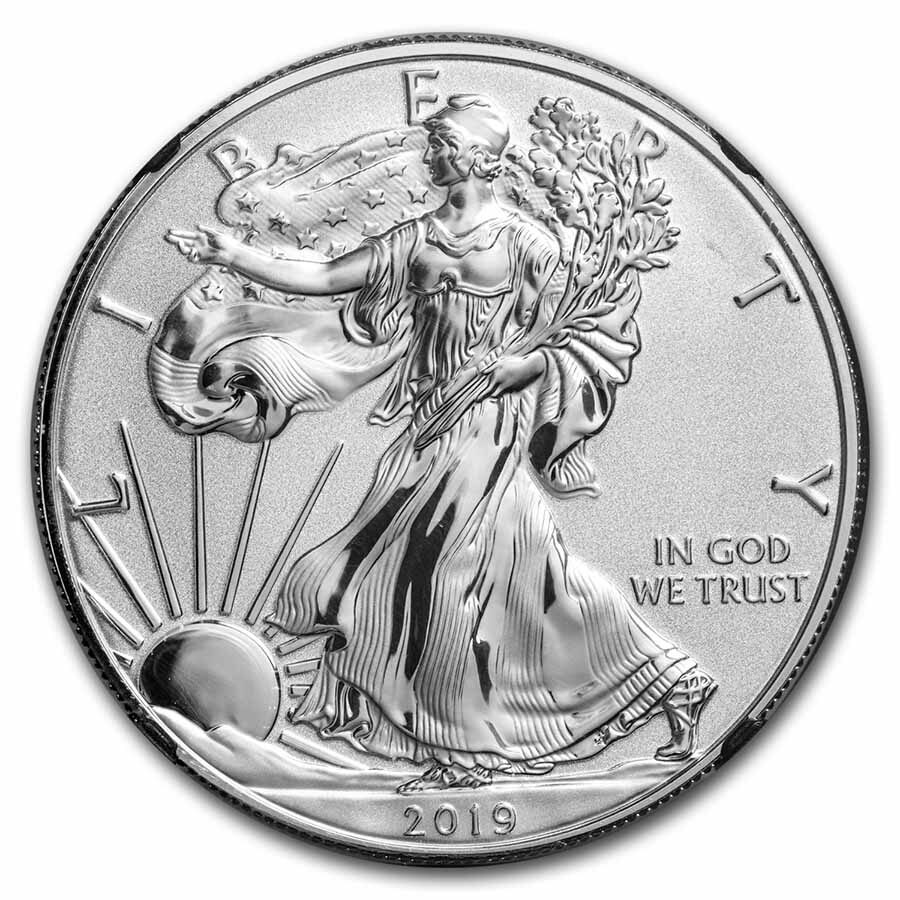 2019-S Enhanced Rev Prf Silver Eagle PF-70 NGC (ER/FR, No COA)