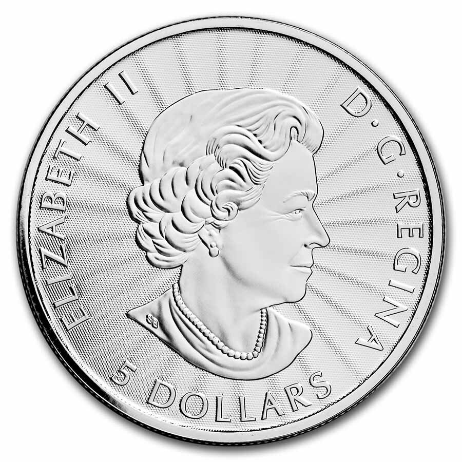 2022 Canada 1 oz $5 Silver The Majestic Polar Bear