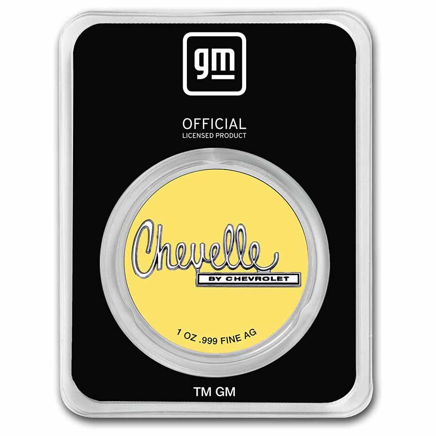 Chevrolet Chevelle 1 oz Colorized Silver (in TEP)