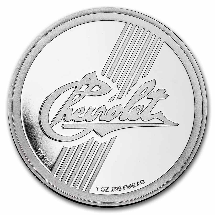 Chevrolet Original Logo (1911-1914) 1 oz Silver