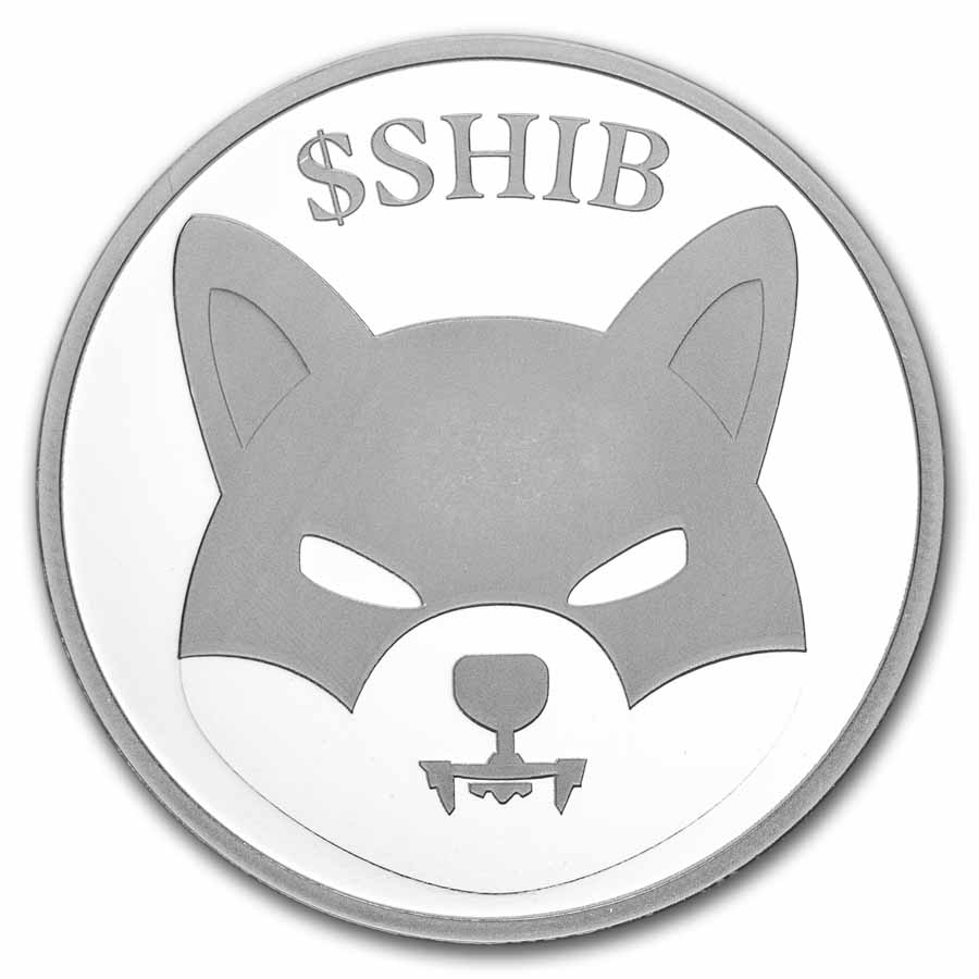 1 oz Silver Round - Shiba Inu