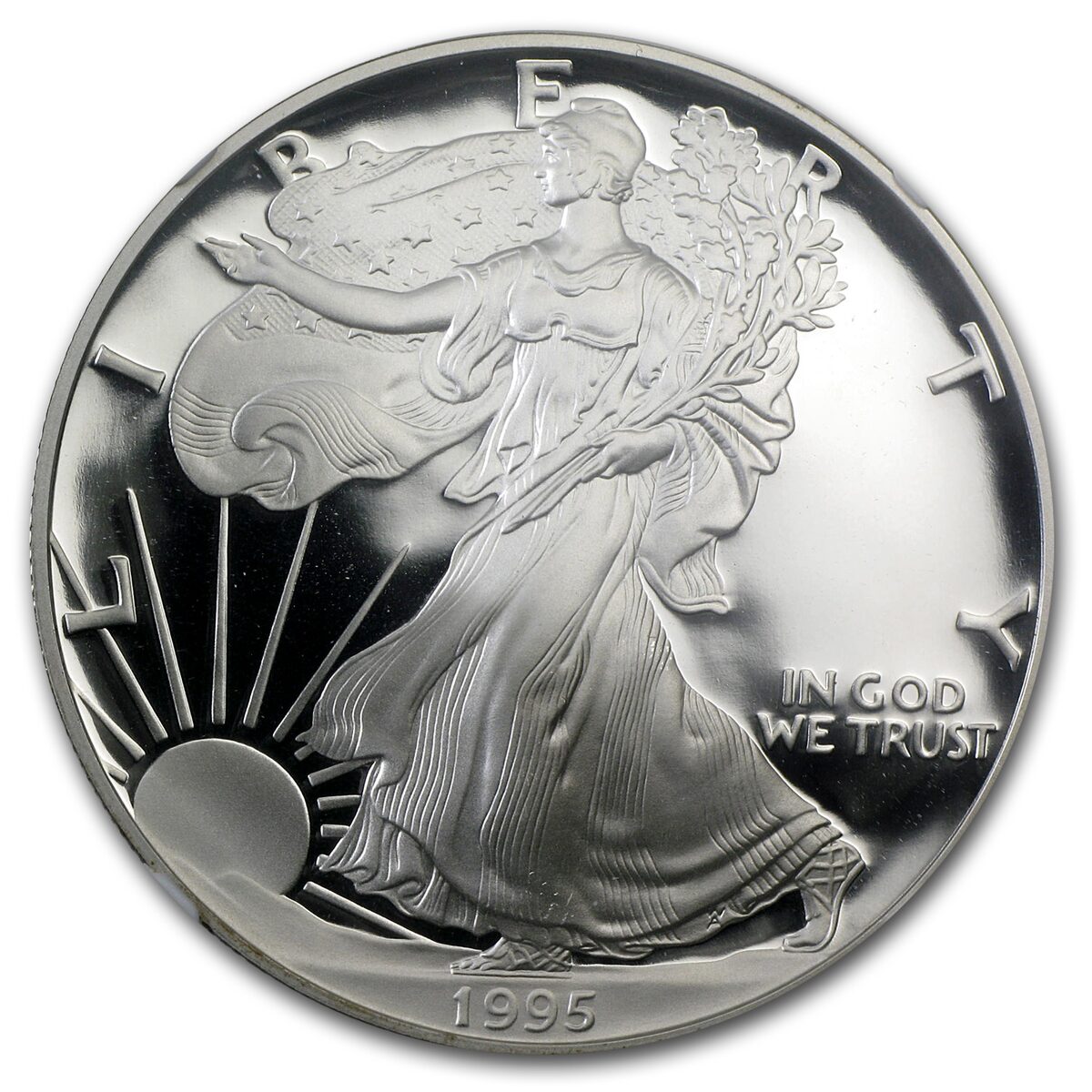 1995-W Proof American Silver Eagle PF-69 NGC