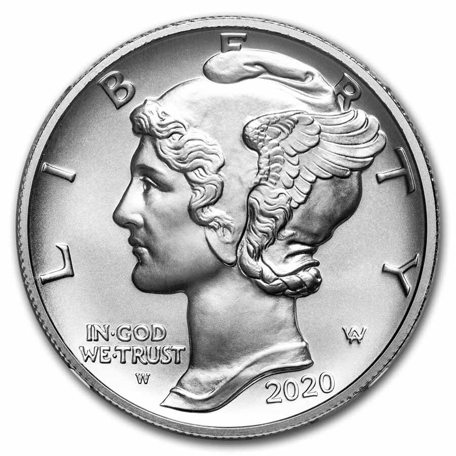 2020-W Burnished Palladium Eagle MS-70 NGC (First Releases)