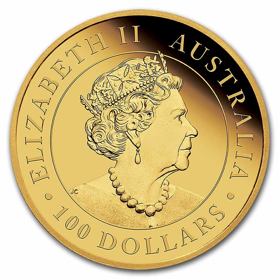 2022 Australia 1 oz Gold Australian Brumby Proof (w/Box & COA)