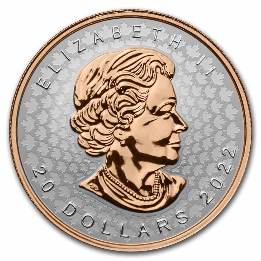 2022 Canada 1 oz Silver $20 Super Incuse Maple Reverse Proof