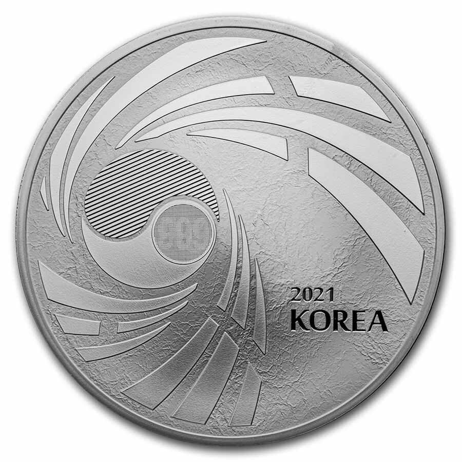 2021 South Korea 10 oz Silver K-Series Taekwondo BU