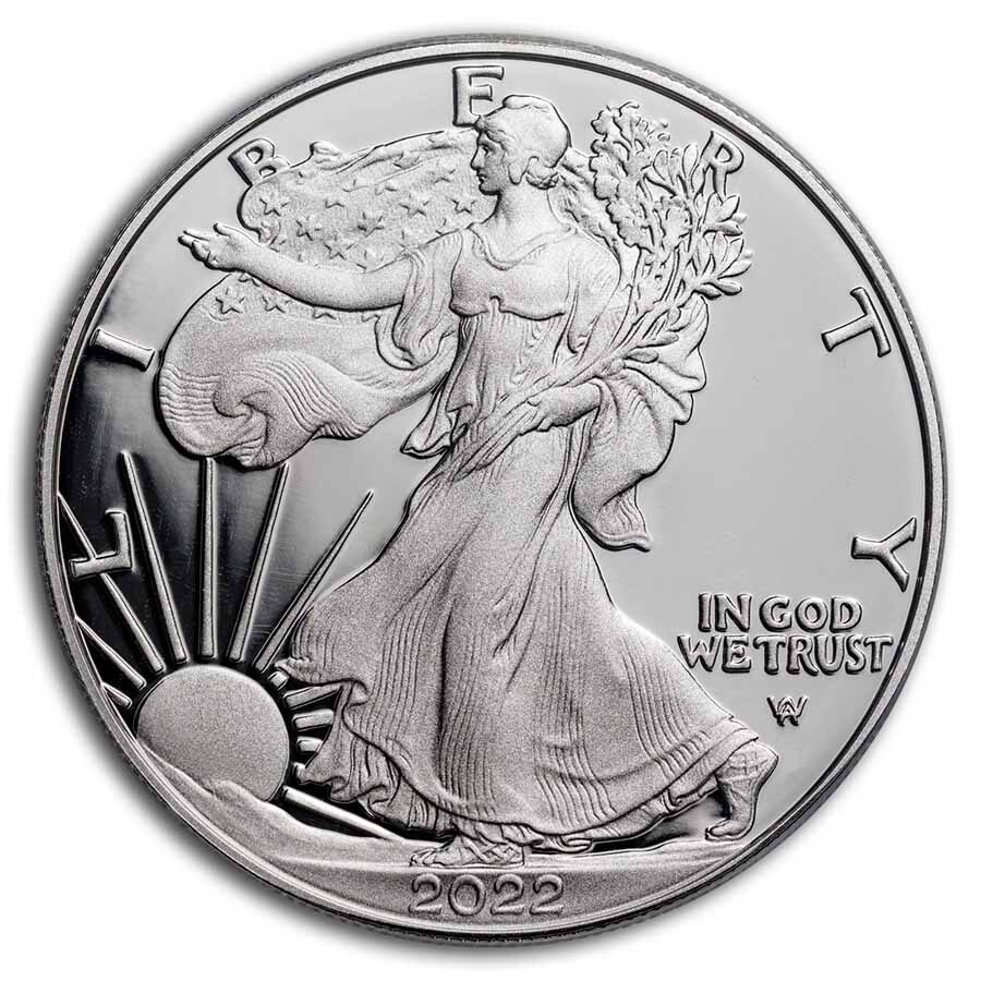 2022-W 1 oz Proof Silver Eagle PR-70 PCGS (Advanced Release)
