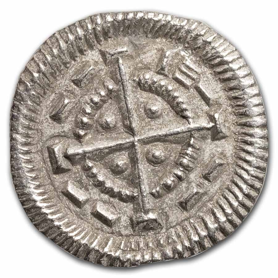 Kingdom of Hungary Silver Denar Bela II (1131-41 AD) AU