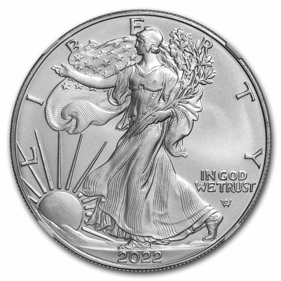 2022-(W) American Silver Eagle MS-69 NGC (Early Releases)