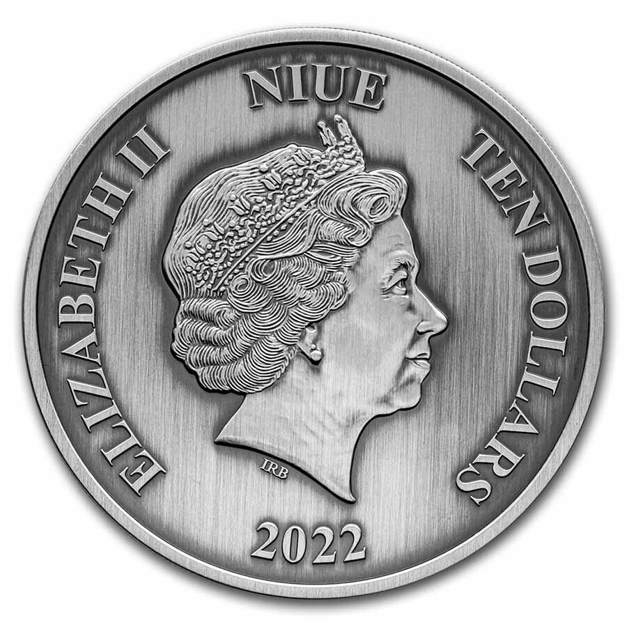 2022 1 oz Silver Coin $2 The Lord of the Rings: The Shire
