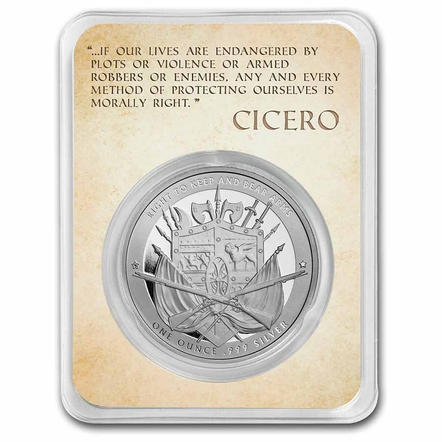 1 oz Silver TEP - Founders of Liberty: Cicero | Keep & Bear Arms