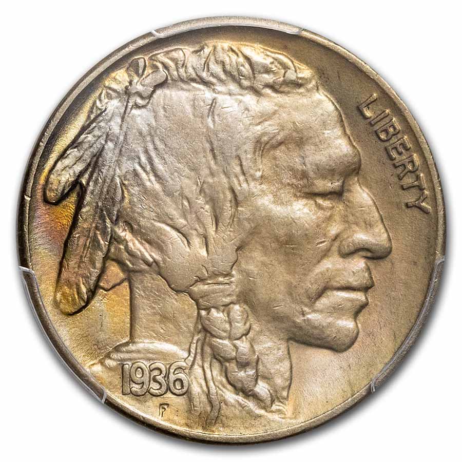 1936-S Buffalo Nickel MS-62 PCGS